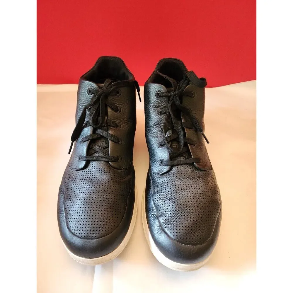 Fitflop Ankle boots mens Shoes Size 10 Black Leather Lace Up Hiking
